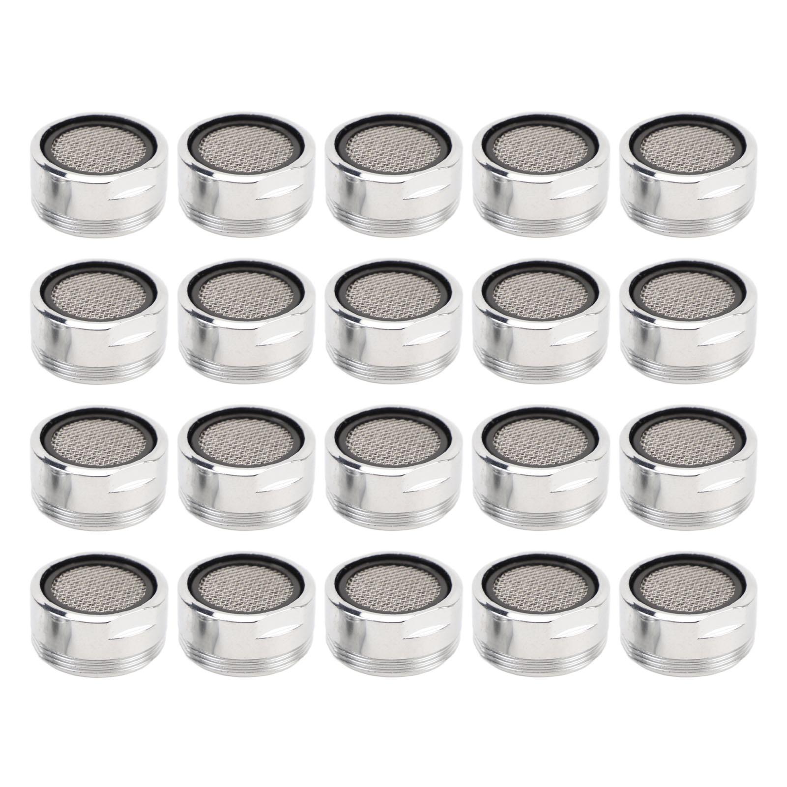 

20 Set Faucet Aerator Replacement for Bathroom Kitchen Sink 1516in 24mm Stainless Steel Pin Brass