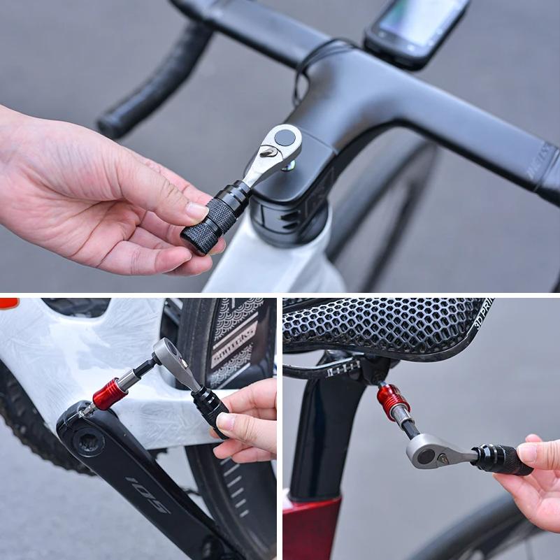 Bicycle Portable Tools Repair Bags Set Multipurpose Bike Toolkit MTB Road Bike Storage Capsule Kit Cycling Pump