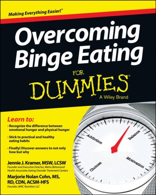 The Overcoming Binge Eating For Dummies Book