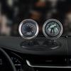 2 In 1 Car Ornaments Compass Thermometer Direction Dashboard Ball Car-styling Guide Ball Vehicle Automotive Accessories