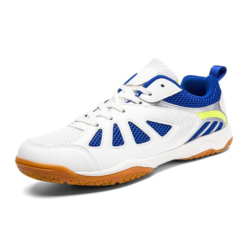 Unisex Badminton Table Tennis Court Shoes MD Rubber Sole Sizes 37-44 for Indoor Training Gym Practice Walking and Daily Sport Wear