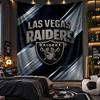 Wall Hanging Tapestry Las Vegas Raiders Print Cloth for Living Room Bedroom Home Decor