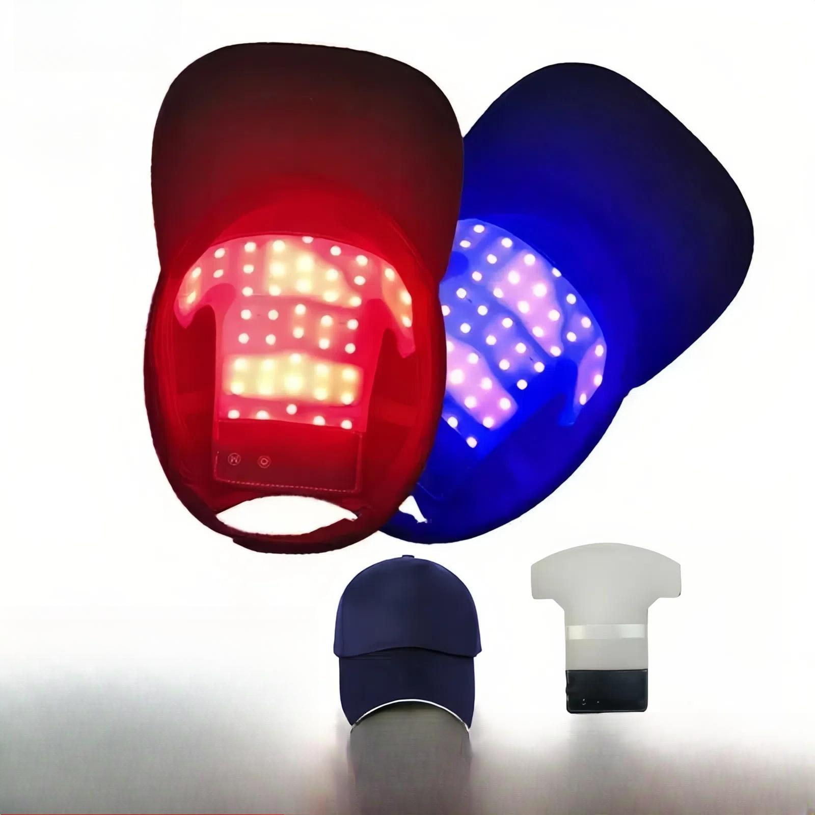 

Инфракрасная электрическая лазерная шапка для роста волос, против выпадения волос, прибор для роста волос, интеллектуальная физиотерапия красным и синим светом для защиты кожи головы