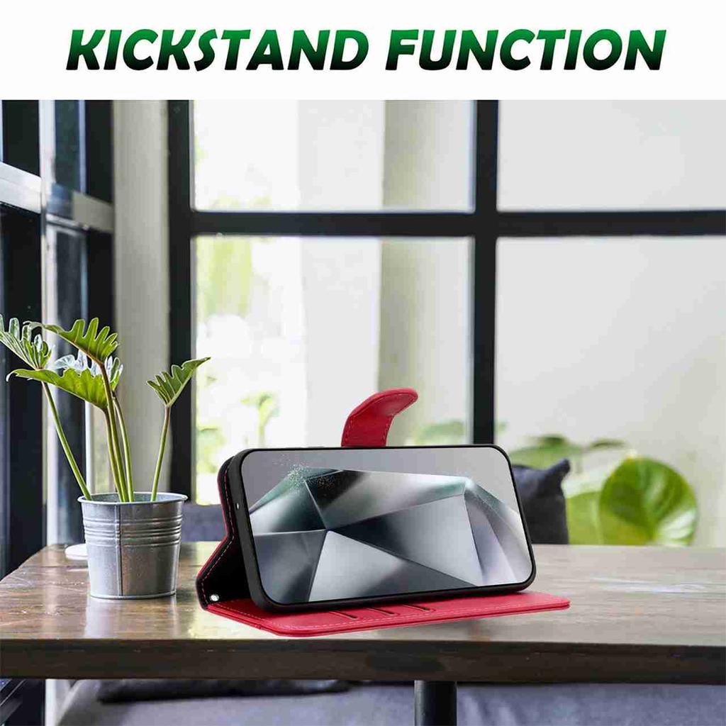 For Nokia Series,C12 C2 C210 C22 C310 C32 G310 XR21...Elegant Universal Leather Wallet Phone Case with Wrist Strap Multi-Functional Protective Cover