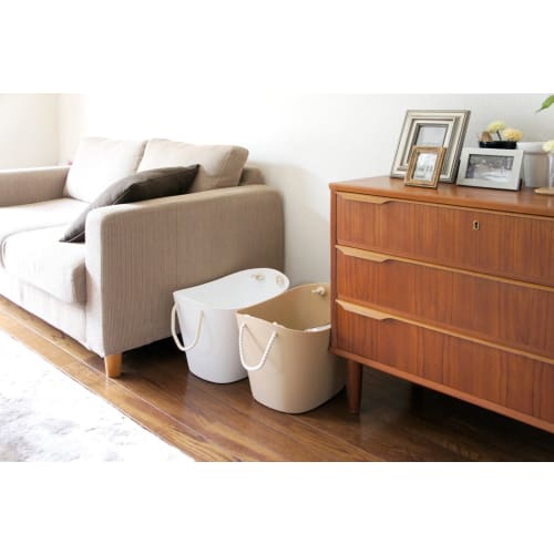 Yawata Kasei Multi-Basket, White, Medium, 19L, sceltevie balcolore (236481), 27x40x30.5cm