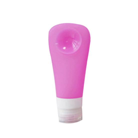 Portable Silicone Travel Bottle Lotion Shampoo Empty Container?with Suction Cup