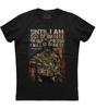 Until I Am Out Of Bullets Or Out Of Blood, Men's New Patriotic Black T-shirt