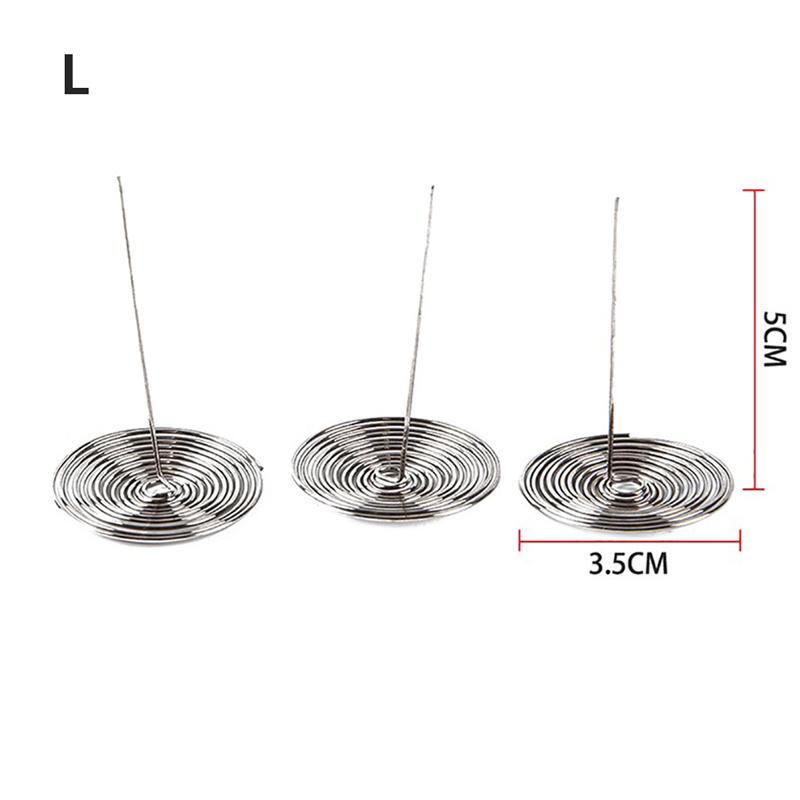 3 ცალი გამძლე უჟანგავი ფოლადის ჩაის საქშენი ზამბარის საწურე ჩაიდანის ფილტრი