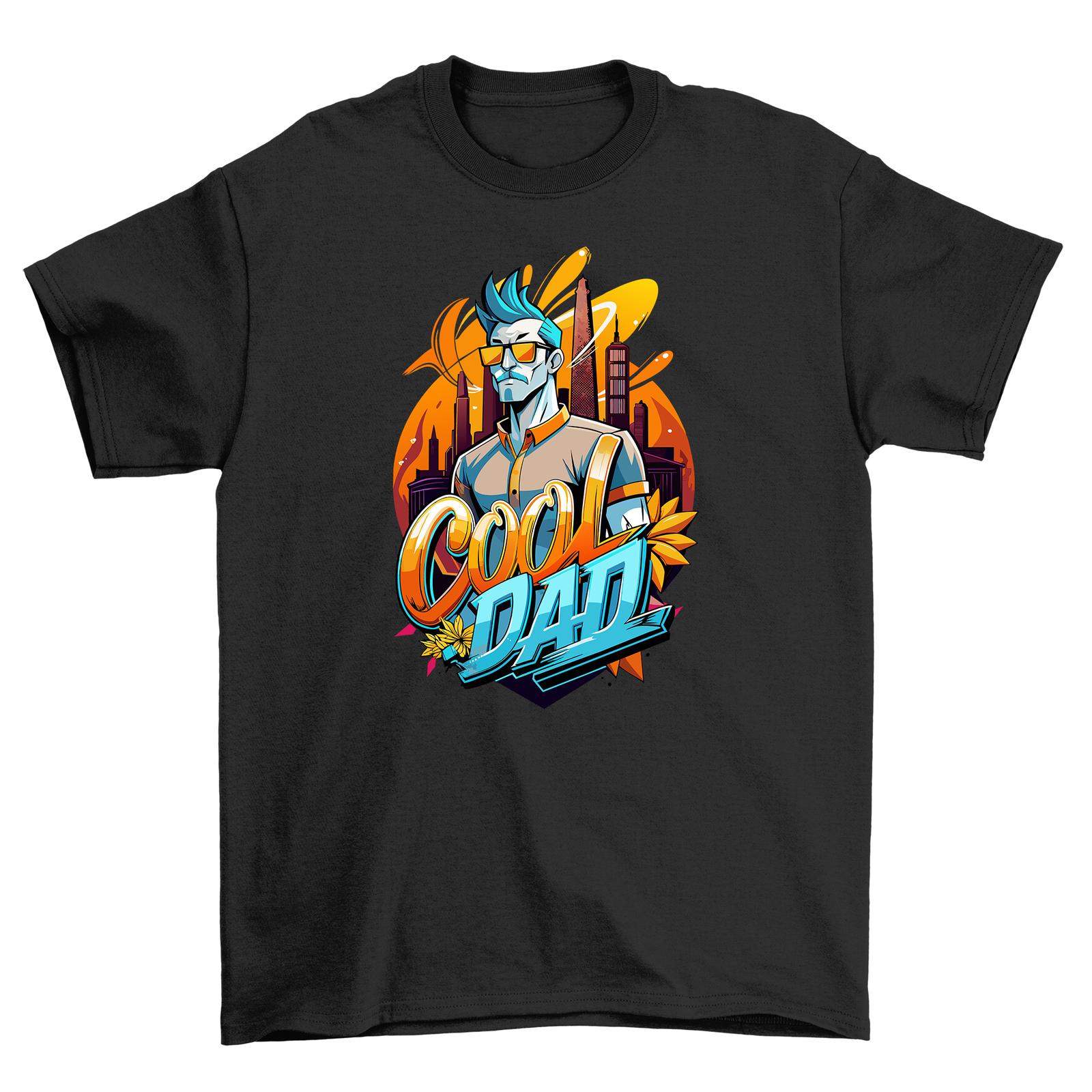 

Ice Cool Dad - Funny T-Shirt Mens Womens Tees Top for the Coolest Dads! 100% Cotton, Unisex Printed D 2XL