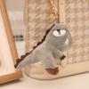 1pcs Cute Cartoon Dinosaur Plush Toy Keychain Backpack Keychain Mini T-Rex Plush Keychain Birthday Wedding Party Kids Toys Gift
