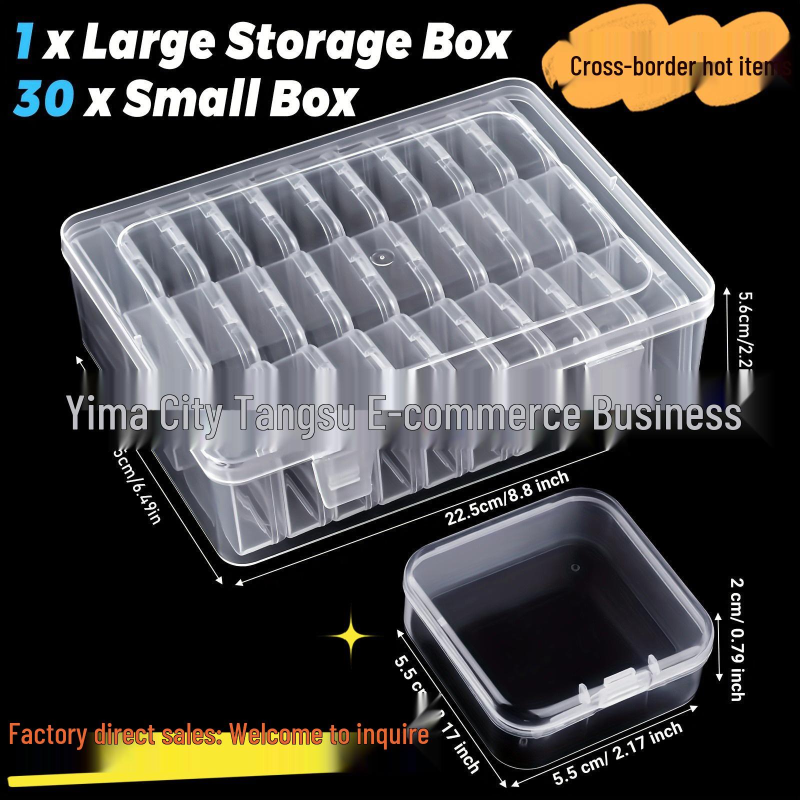 Прозрачный органайзер для хранения украшений на 30 ячеек с пылезащитными отделениями 890₽