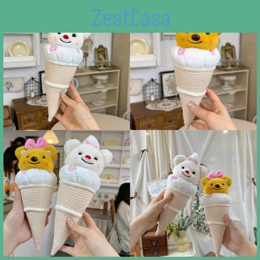Bear Cute Butter Ice Cream Plush Animal Pp Cotton Fill Gift Children For