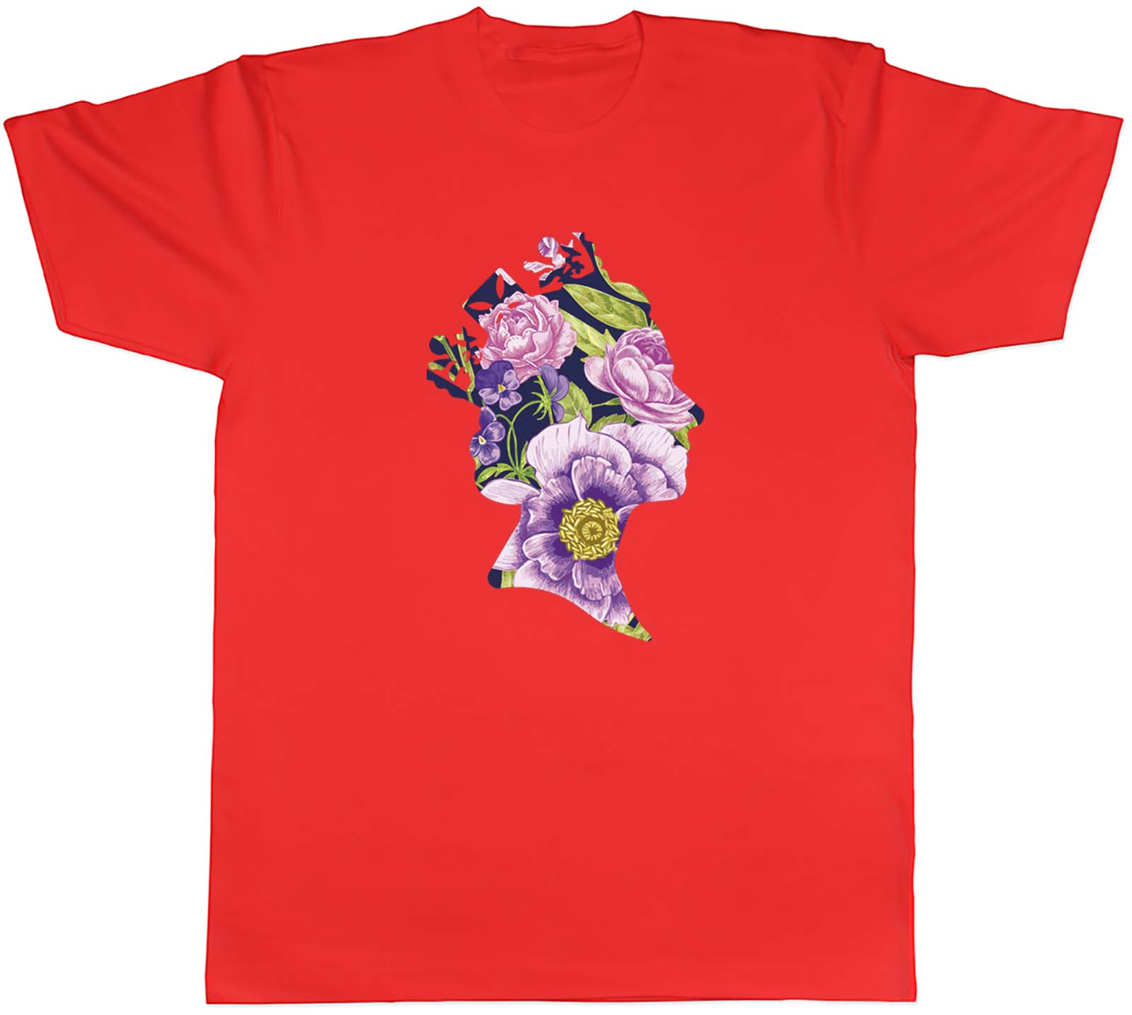 Her Majesty Death of Queen Elizabeth II Flower Unisexs Unisex TShirt Tee Gift S