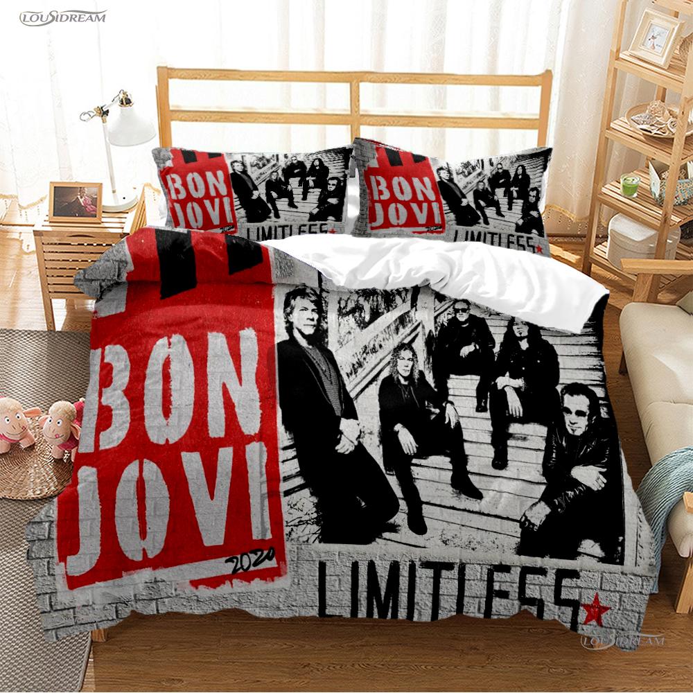 

Casal Rock Band All Season Duvet Cover Comforter Bedding Sets Soft Quilt Cover and Pillowcases Boys Single/Double/Queen/King EU Twin 135x200cm