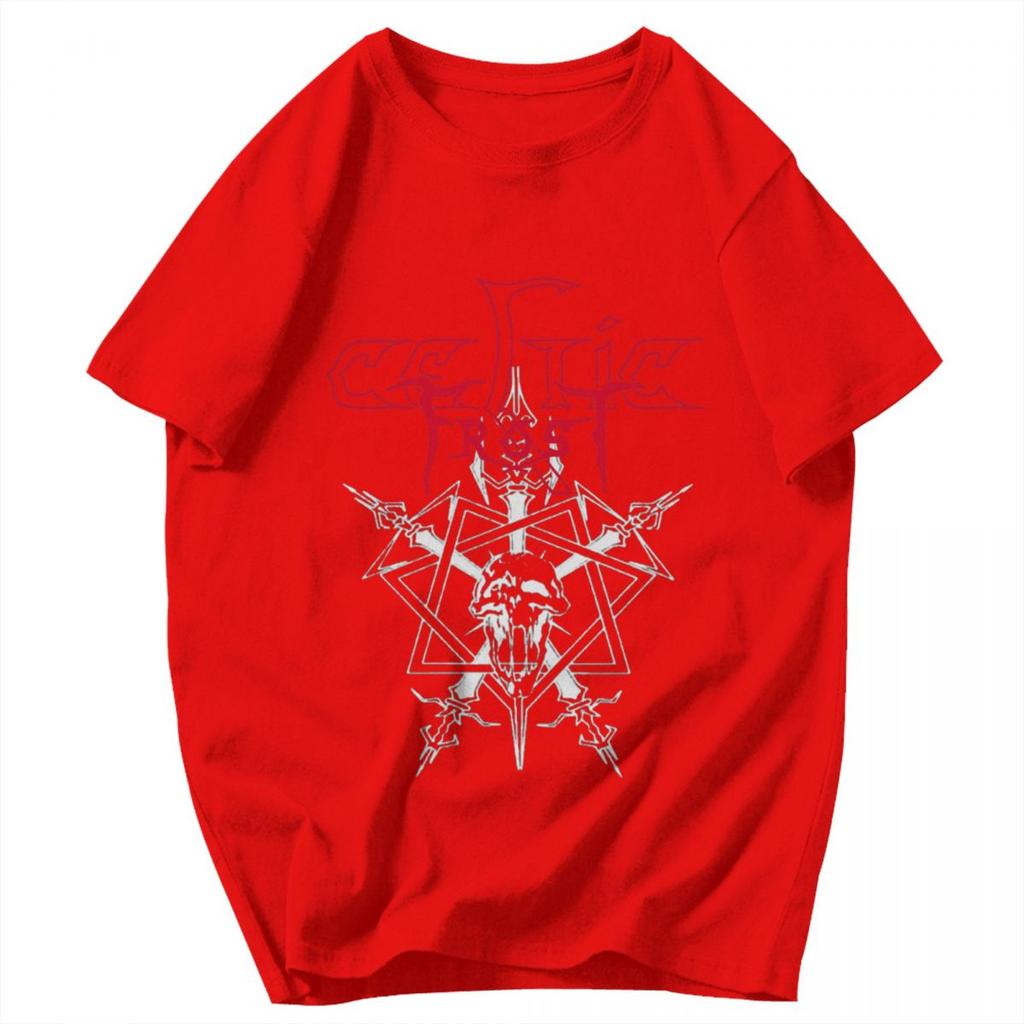 Men T Shirt Celtic Frost 2025 Cotton Y2K Graphic Crewneck Unisex Tops T Shirts