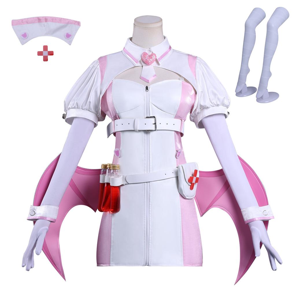 Muse Dash Anime Games Cosplay Costume Nocturne Bloodheir Buro Cosplay Outfit Full Set for Women