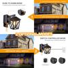 Dusk to Dawn Outdoor Lights with Built-in Sockets, Waterproof and Rustproof Aluminum Outdoor Lights with GFCI Sockets