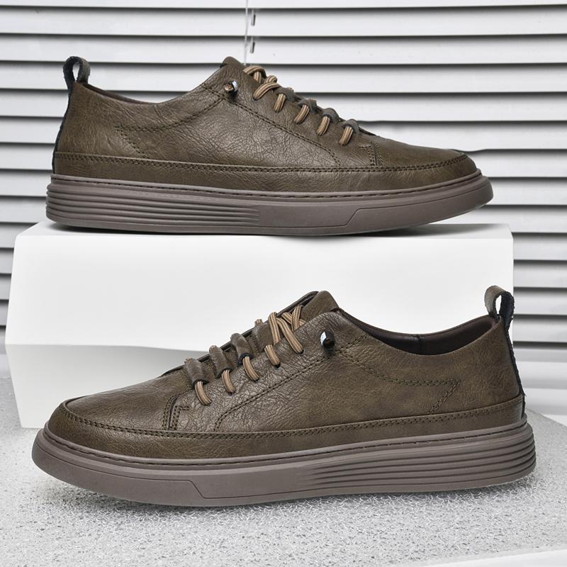 Moda Primavera Nuove Scarpe Sneakers da Esterno Moda Scarpe Casual in Vera Pelle Leggere Scarpe Oxford da Uomo Calzature da Uomo per Jogging