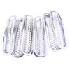 ABS Plastic Car Front Chrome Grille Mesh Insert Upgrade for Jeep Wrangler JK 2007-2016 Vehicle Parts