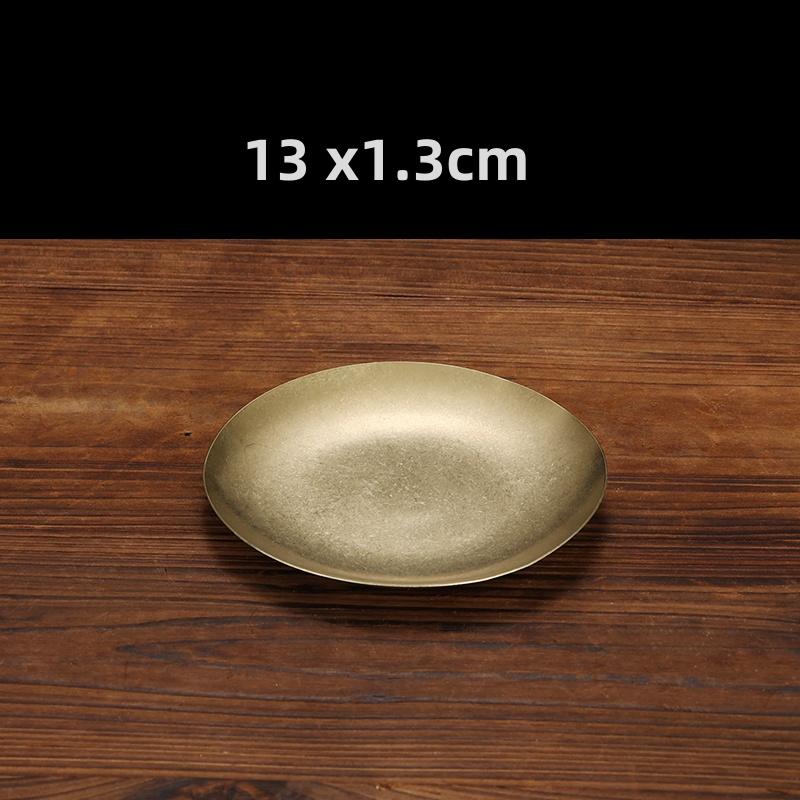 

round rectangle Gold Vintage Metal Dinner Plate Stainless Steel Outdoor Camping Western Food tray French fries Dessert Dish