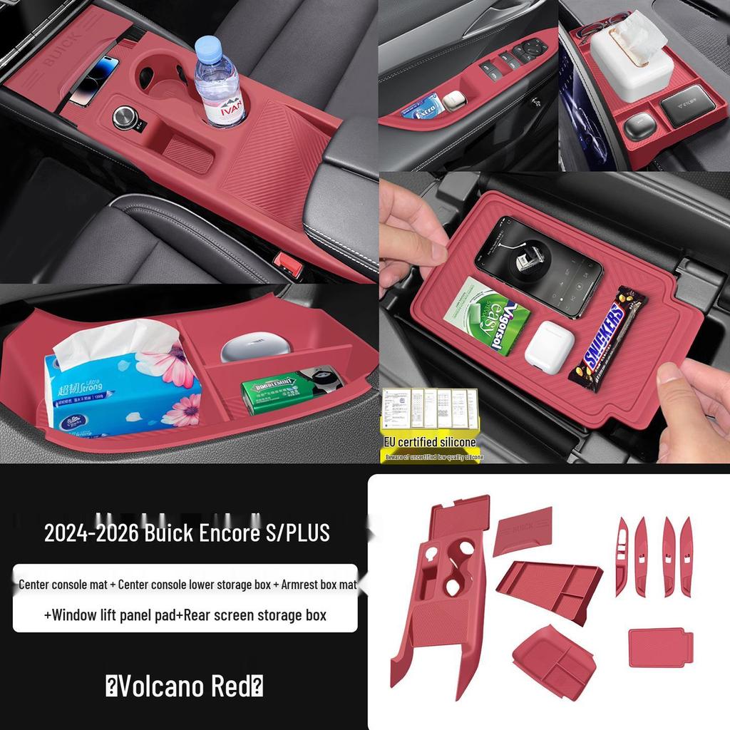 Buick Envision Plus Center Console Silicone Pad (2024-2026) - Protective Car Interior Accessory