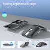 Rechargeable Dual Mode Arc-Shaped Rotatable Bluetooth Wireless Mouse