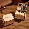 Boîte à musique personnalisée en bois 1 pièce, chanson vocale personnalisable, cadeau photo avec texte