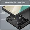 For For Poco X6 5G Case Cover Xiaomi For Poco X6 Pro 5G Capas Shockproof Phone Back Carbon Fiber Soft TPU Fundas For Poco X6 5G