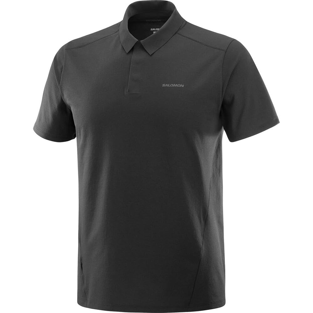 

Salomon Short Sleeve Polo Shirt TRACKLINE LC2439400 (SALOMON) (Black/S/Men s) чёрный