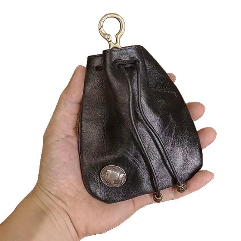 

Pu Leather Men S Coin Purse Change Pouch Card Holder For Male Casual Mini Storage Bag Unisex Wallets чёрный