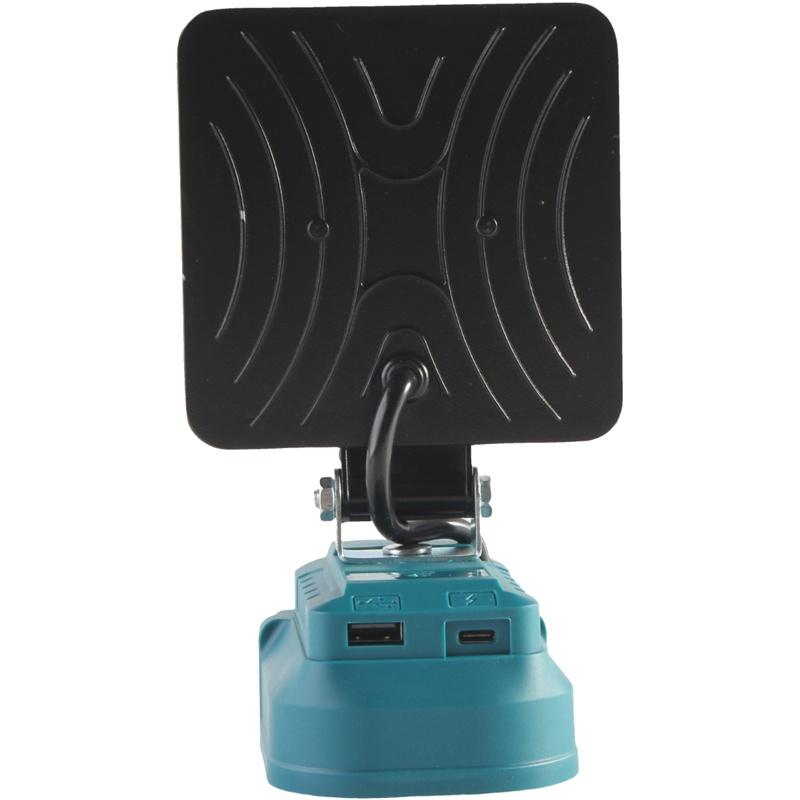 Cordless LED Work Light for Makita 18v Battery Portable Flood Lights Spotlight Compact Lighting with Type C & USB Fast Charging