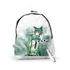 Classic Novelty Animal Rhapsody Backpacks Boys/Girls School Bags 3D Print Keychains Oxford Waterproof Cute Small Backpacks