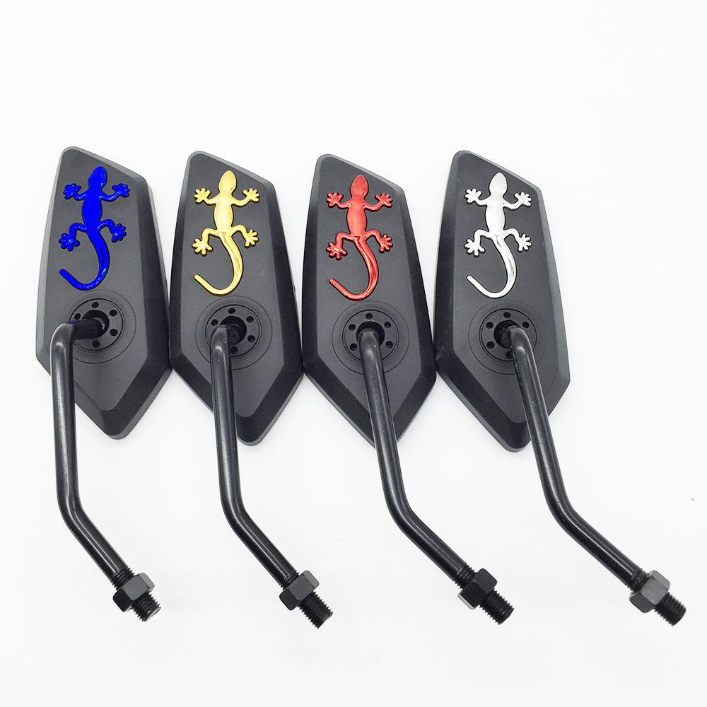 

Универсальный винт 10 мм Gecko Shape Мотоциклетное зеркало Мотоциклетные зеркала заднего вида Мотоцикл Скутер Боковые зеркала заднего вида