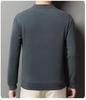 Men's Fleece-Lined Stand Collar Sweatshirt - Stylish, Warm Base Layer for Autumn/Winter