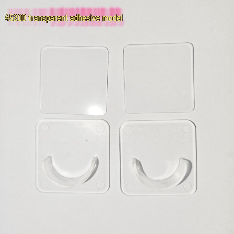 360° Rotating Transparent Wall-Mounted Retractable Hanging Rod Bracket