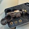 Mini Metall EDC Stressabbau Spielzeug Pistolen Waffen Auswerfen Fidget Roller Spinner Mechanischer Schieber Sperrrad Absatzring Erwachsene