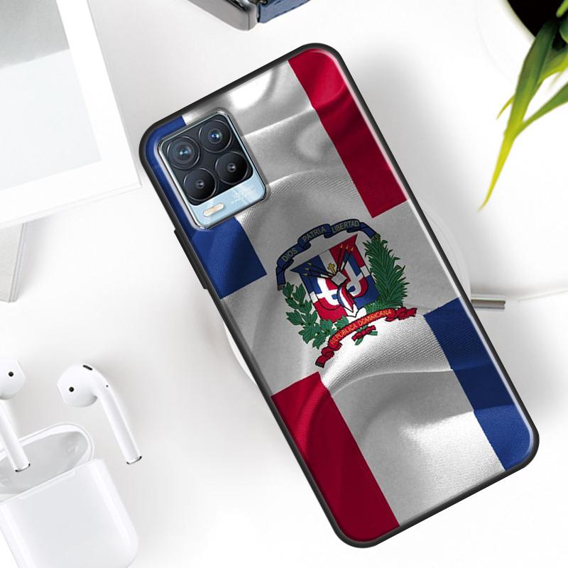 Dominican Republic Flag Case For Realme 15 12 11 13 14 Pro Plus C65 C67 C61 C53 C55 C51 C25 C63 C71 C75 GT6 GT7 Pro
