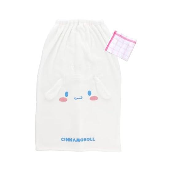 Microfiber wrap towel with kitchen towel Cinnamoroll face 80cm rolled towel Maki towel pool towel 441215