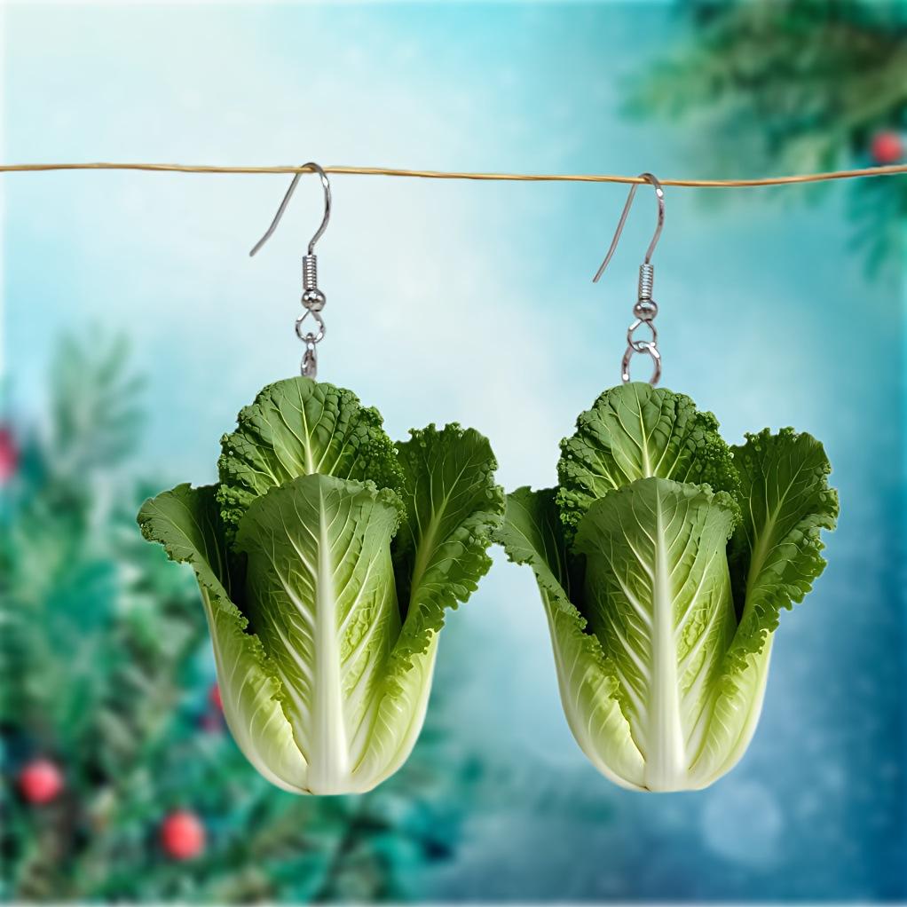 

Модные висячие серьги для женских украшений зелёный