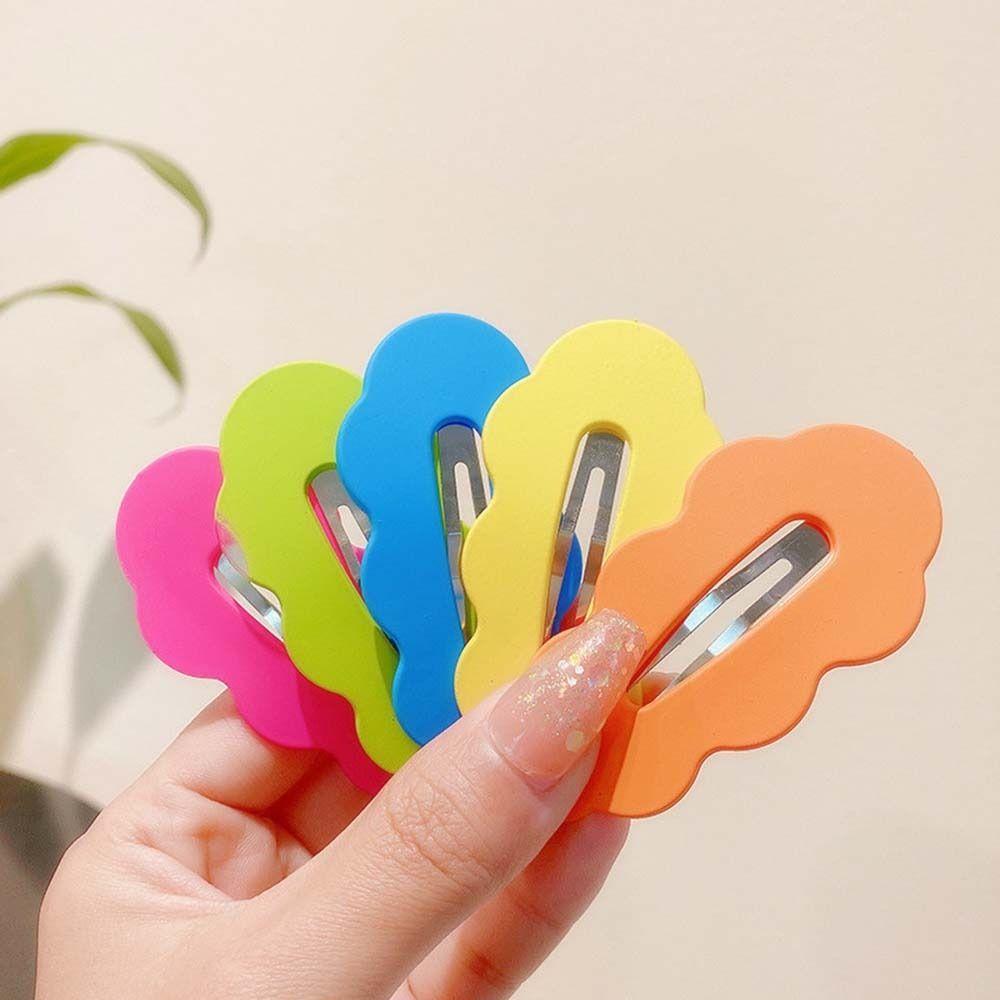 Girl Candy Color For Women Korean Style Hairpin Female Barrettes Wave Hair Clip Hair Accessories