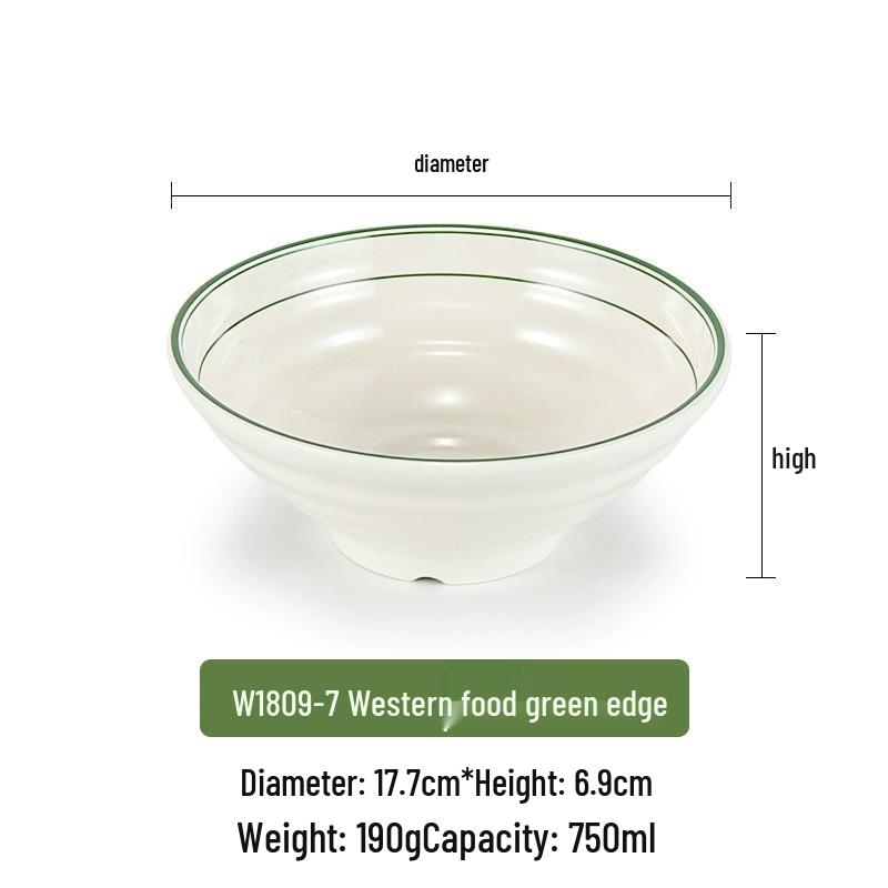 Pink Melamine Ramen Bowl - Creative Conical Hat Design, Imitation Porcelain, Large for Beef Noodle Soup and Mala Tang.