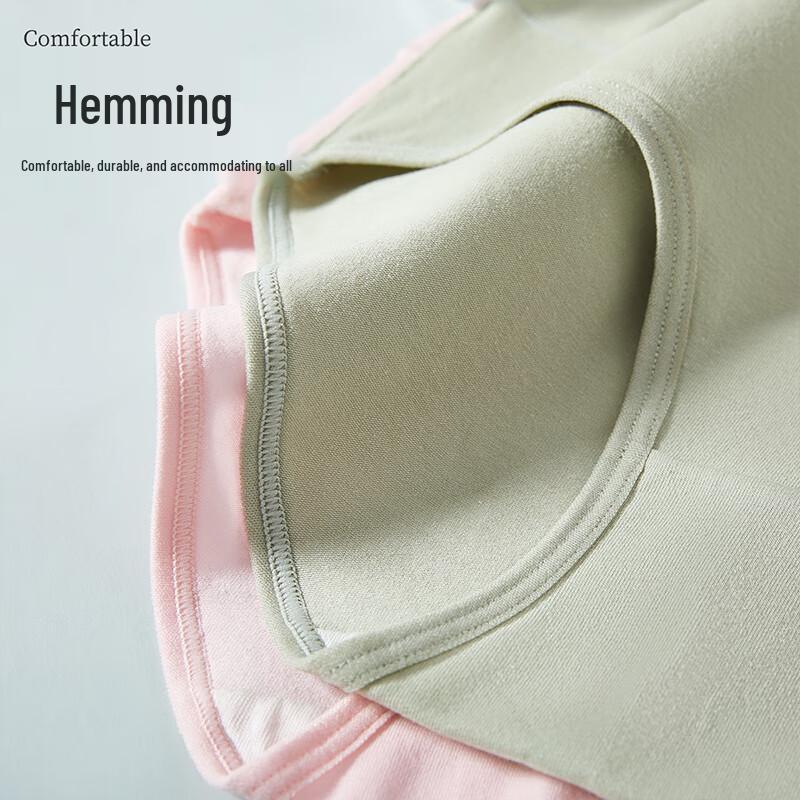 Yiershuang Women's Antibacterial Mid-Rise Seamless Briefs