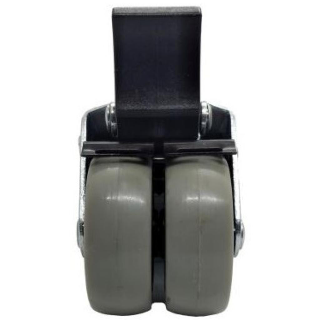 Caster set 4 pcs double wheels brake 50mm 300kg polyurethane