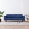Day and Night - Day and Night 3-seater Blue Fabric Sofa