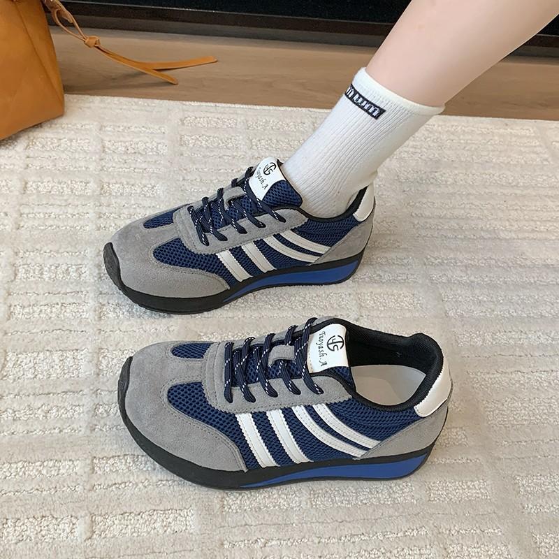 Mesh Breathable Thin German Training Shoes Single Shoes Women's Hollow Mesh Shoes Forrest Gump Shoes Casual Sports Shoes 2025 New Summer