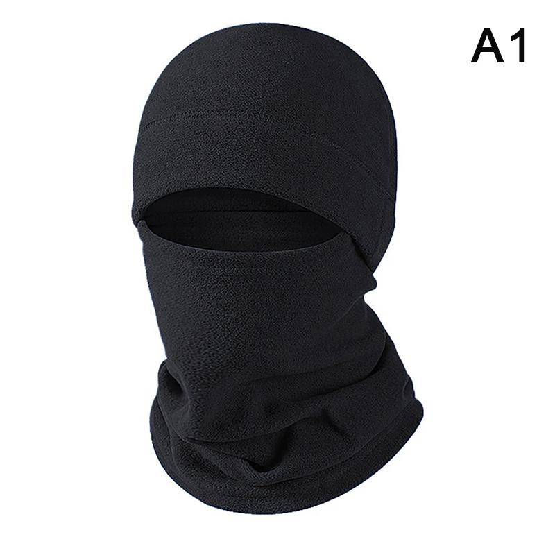 

Зимняя полярная шапка флисовая балаклава мужская маска для лица защита шеи шапки термо головной убор тактический спортивный шарф шапки