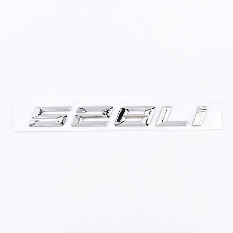 Rear Tail Logo Displacement Number for 2020-2023 BMW 5 Series 520Li, 525Li, 528Li, and 530