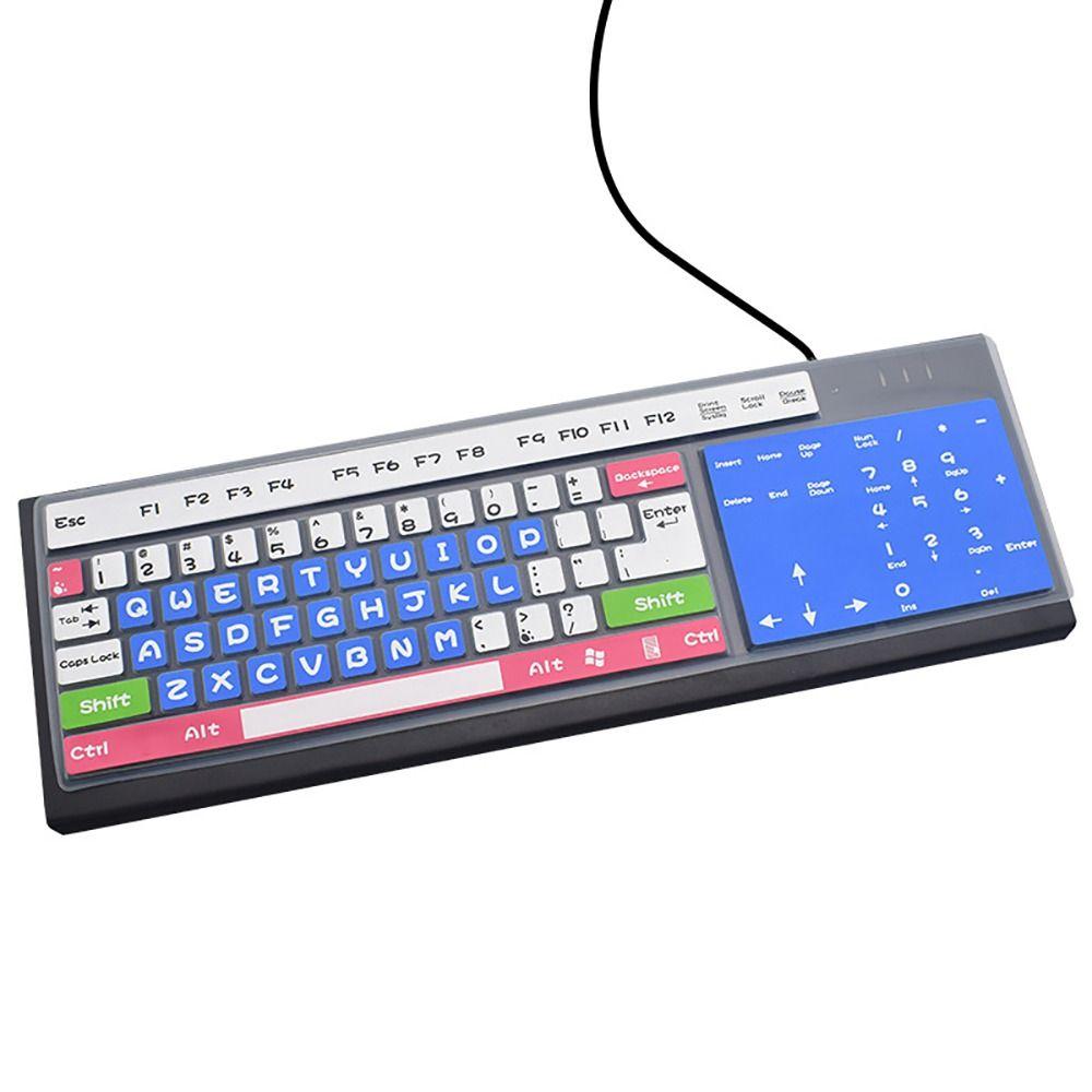 Silicone Dustproof Computer Keypad Protector Skin for Desktop PC Protective Film Keyboard Cover