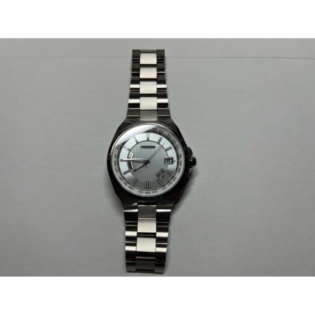 Used Working item Citizen CITIZEN Atessa Eco Drive Radio Controlled Watch Direct Flight