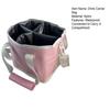Insulated Drink Carrier Bag, 4 Compartment Tumbler Carrier Caddy, Family Size Drink Bag with Adjustable Shoulder Strap, Drink Caddy Tote for Coffee